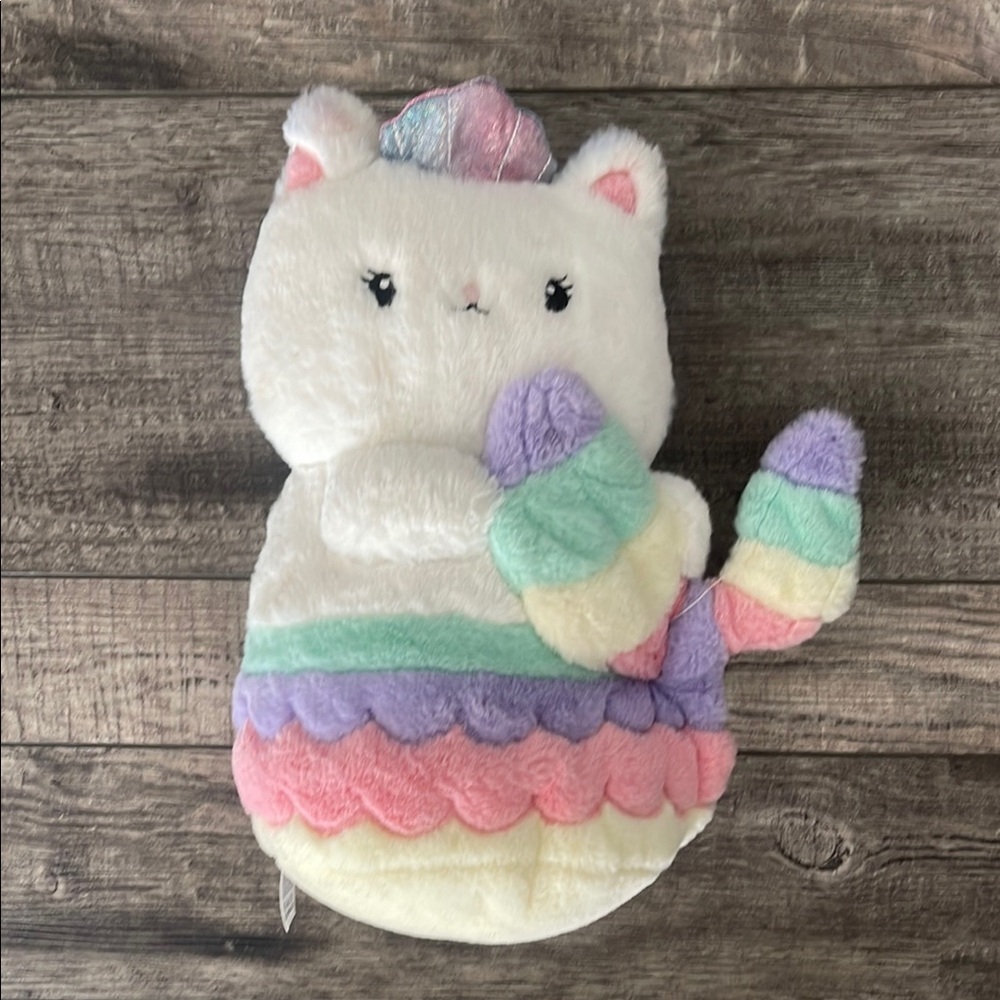 FAO Schwarz Multicolor Stuffed Cat